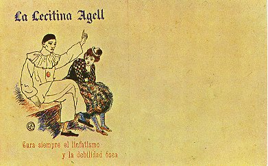 Pablo Picasso Oil Paintings Advertisement For Lecitina Agell